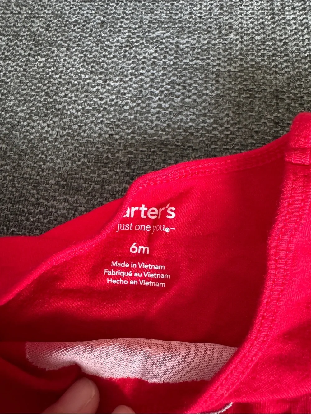6M Carter's Red Long Sleeve Tulle Dress with Bloomers